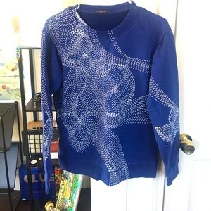 Louis Vuitton - Floral Damier Print Sweatshirt